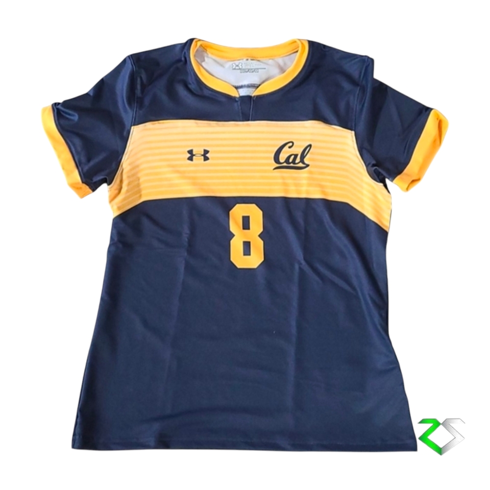 Under Armour Cal Kids Navy and Yellow Shirt